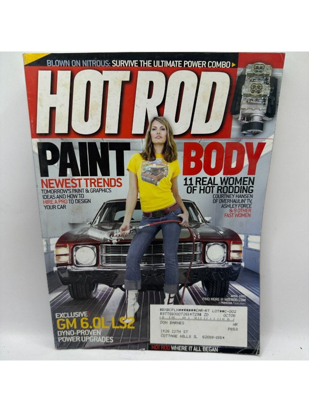 Hot Rod April 2005 Magazine LS2 GM Performance Retro Ads Cars